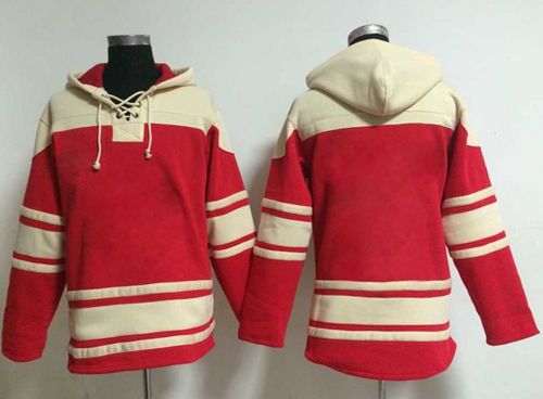 Nationals Blank Red Sawyer Hooded Sweatshirt MLB Hoodie - Click Image to Close